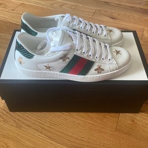 BRAND NEW GUCCI BEE STAR ACES MENS 6.5